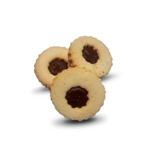 Biscotti Occhi di Bue al Cioccolato Senza Lattosio e Senza Glutine 100 g