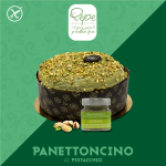Panettoncino al Pistacchio - GLUTEN FREE - LACTOSE FREE