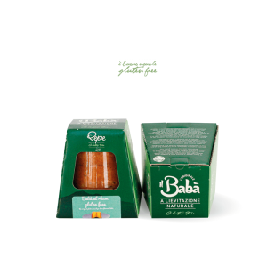 Babà in vasocottura al Rhum 150 g - GLUTEN FREE - LACTOSE FREE