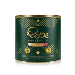Panettone artigianale al cioccolato bianco, zenzero e lamponi Pepe Mastro Dolciere