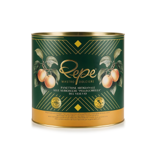Panettone artigianale alle albicocche Pellecchiella del Vesuvio Pepe Mastro Dolciere