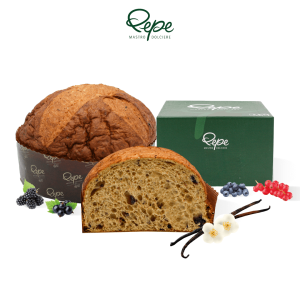 Panettone artigianale con frutti di bosco e vino Aglianico Pepe Mastro Dolciere